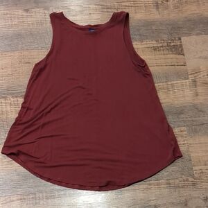 Old Navy Red Sleeveless Relaxed Tank Top